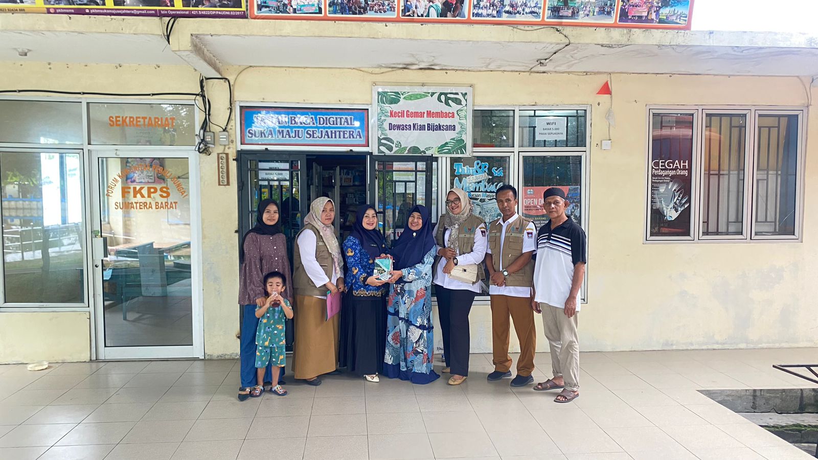 Pelayanan Perpustakaan Keliling TBM Suka Maju Sejahtera